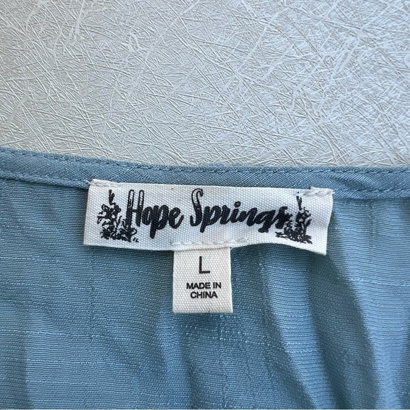 Hope Springs Floral Embroidered Dress Women Size L - Picture 8 of 8